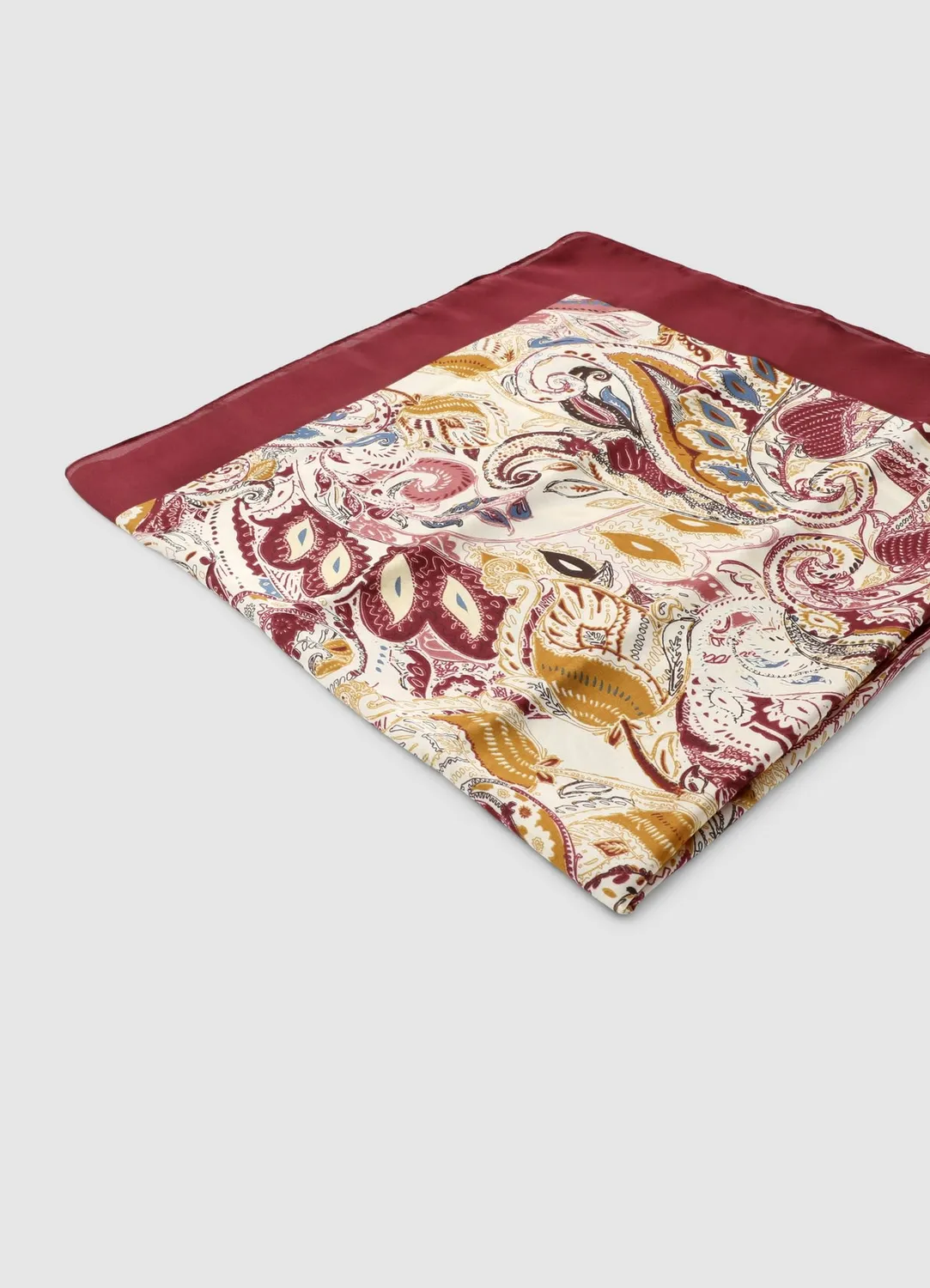 Calliope foulard grand 80x80 imprimé paisley