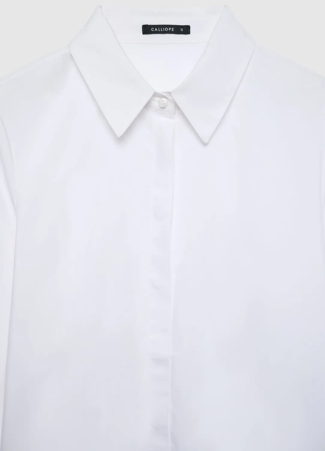 Calliope chemise body femme col classique manches longues