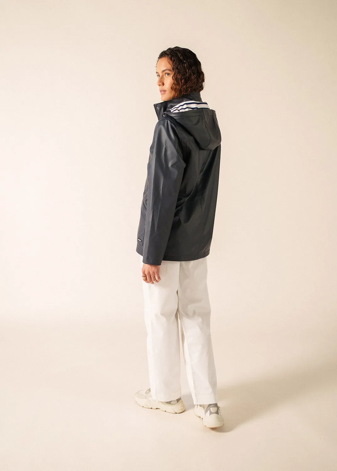 Saint James Ste Morgane ciré marine waterproof