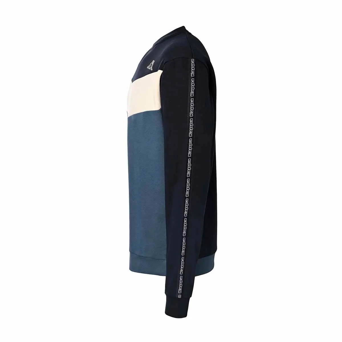 Kappa Idisson sweat homme bleu coupe droite
