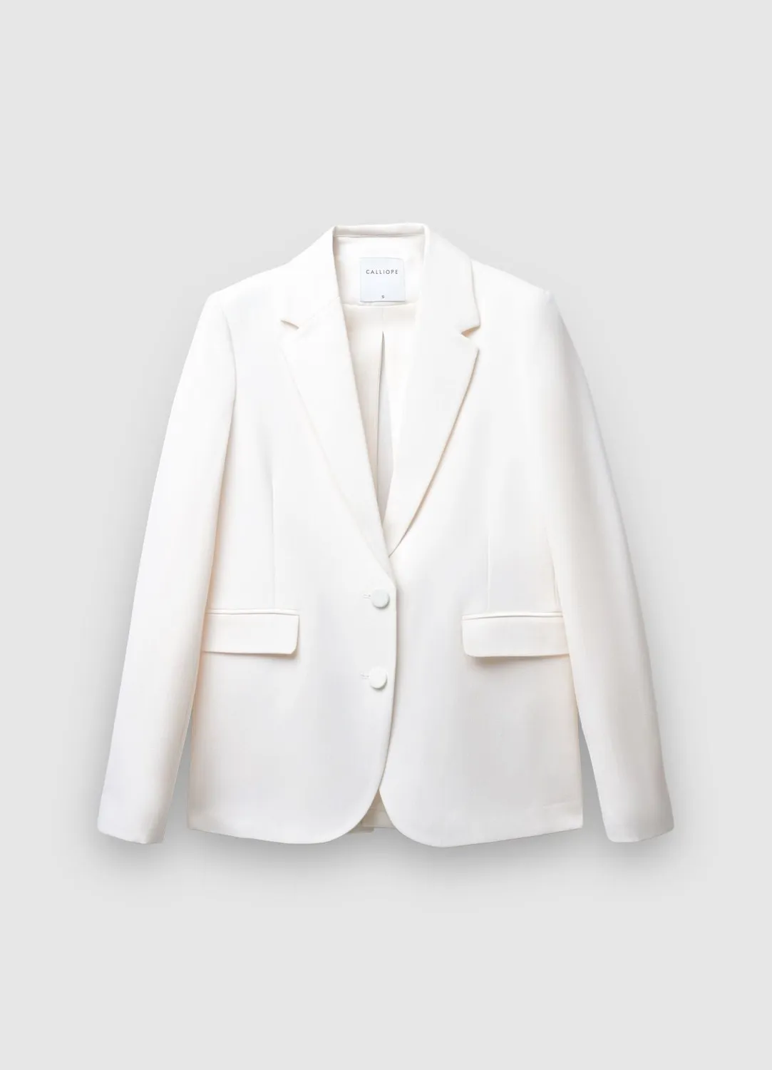 Calliope blazer droit dos ouvert femme cérémonie