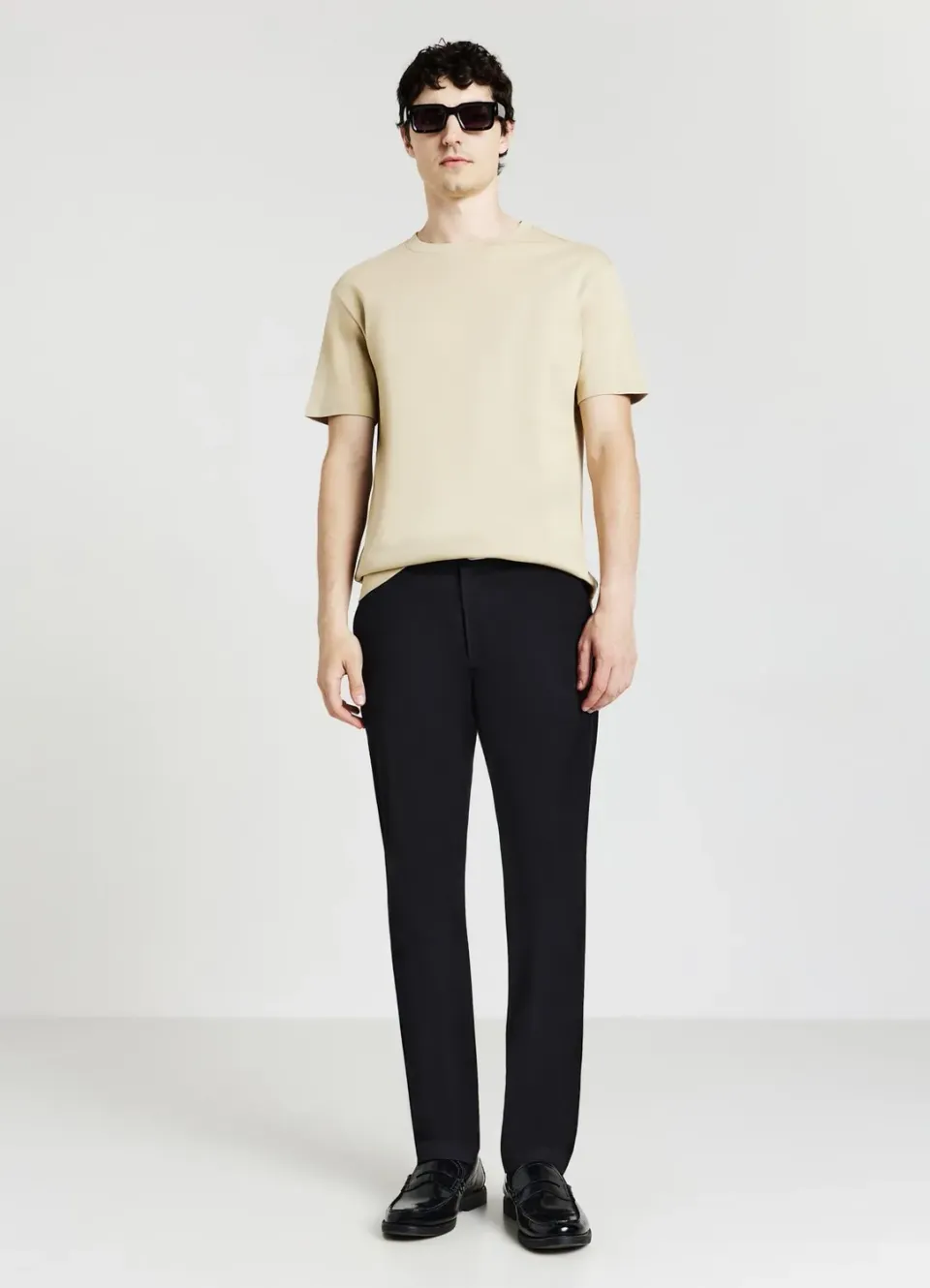 Calliope t-shirt col rond coton homme uni