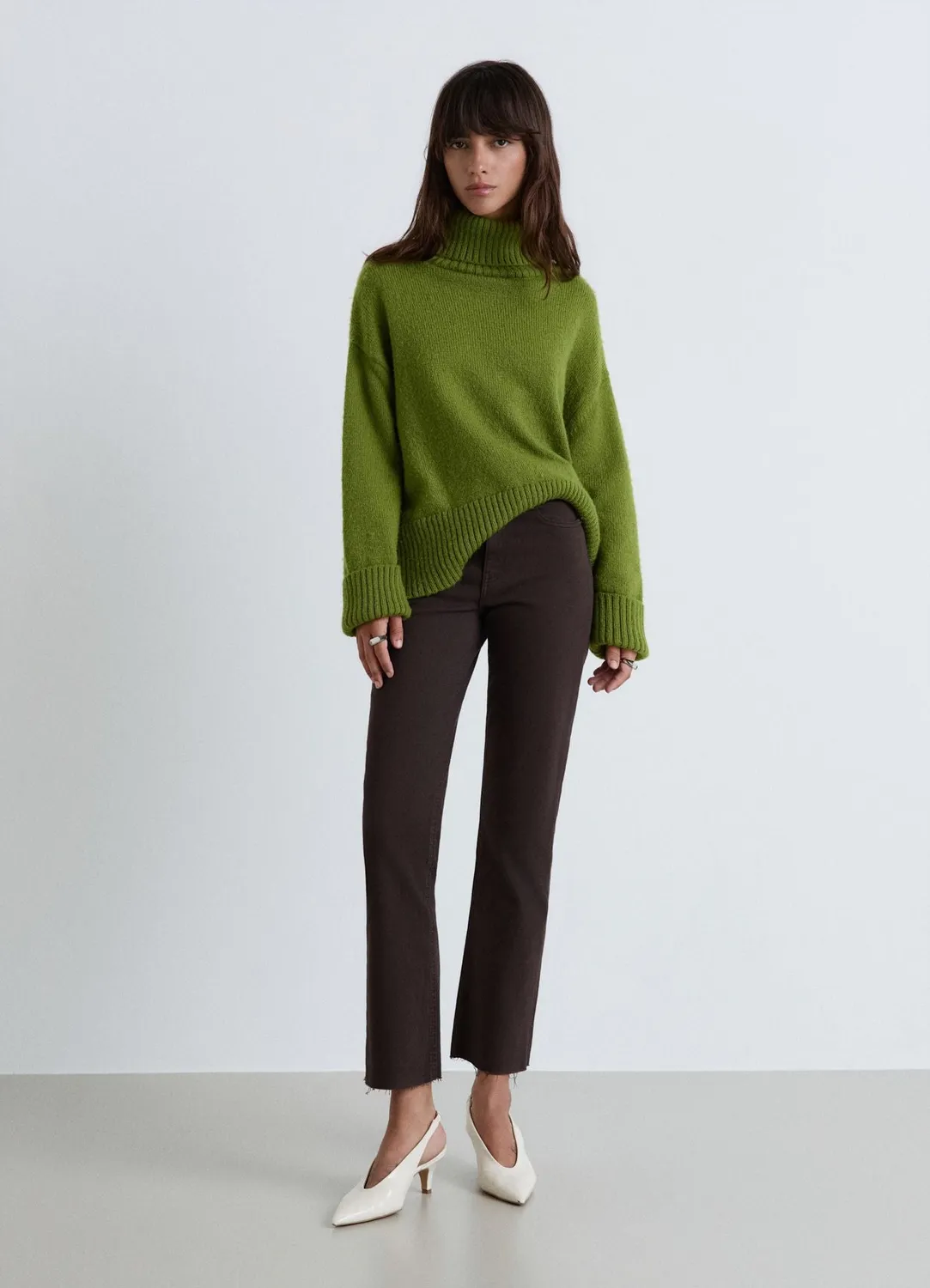 Calliope jean cropped flare femme taille moyenne