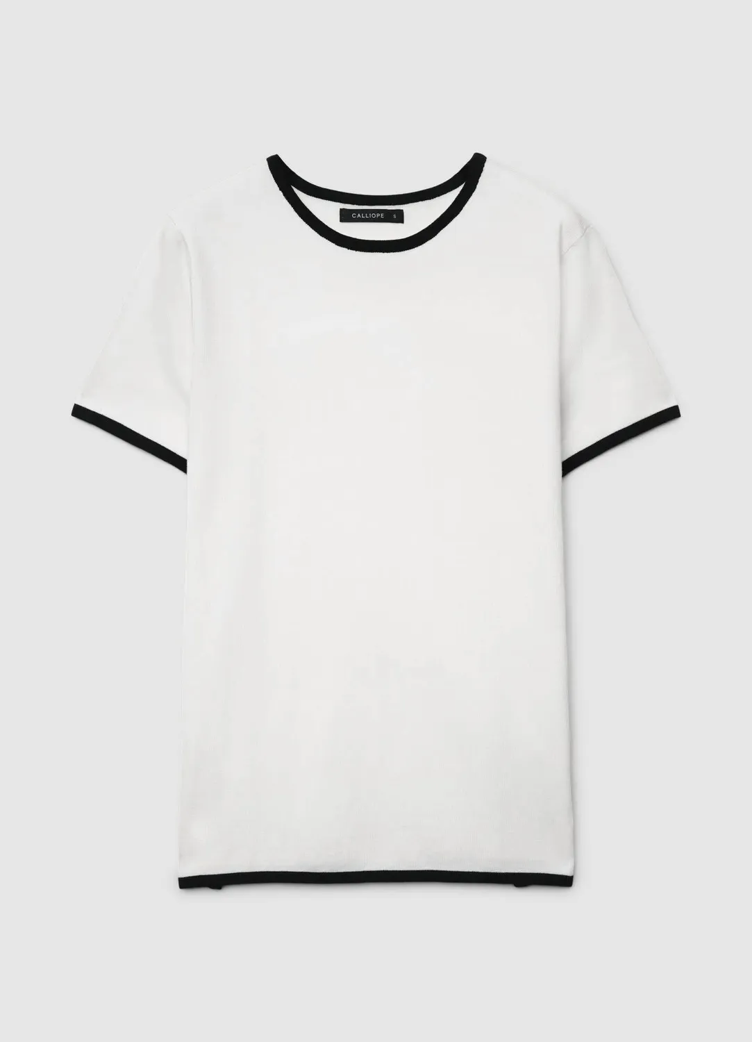 Calliope T-shirt profils contraste femme manches courtes