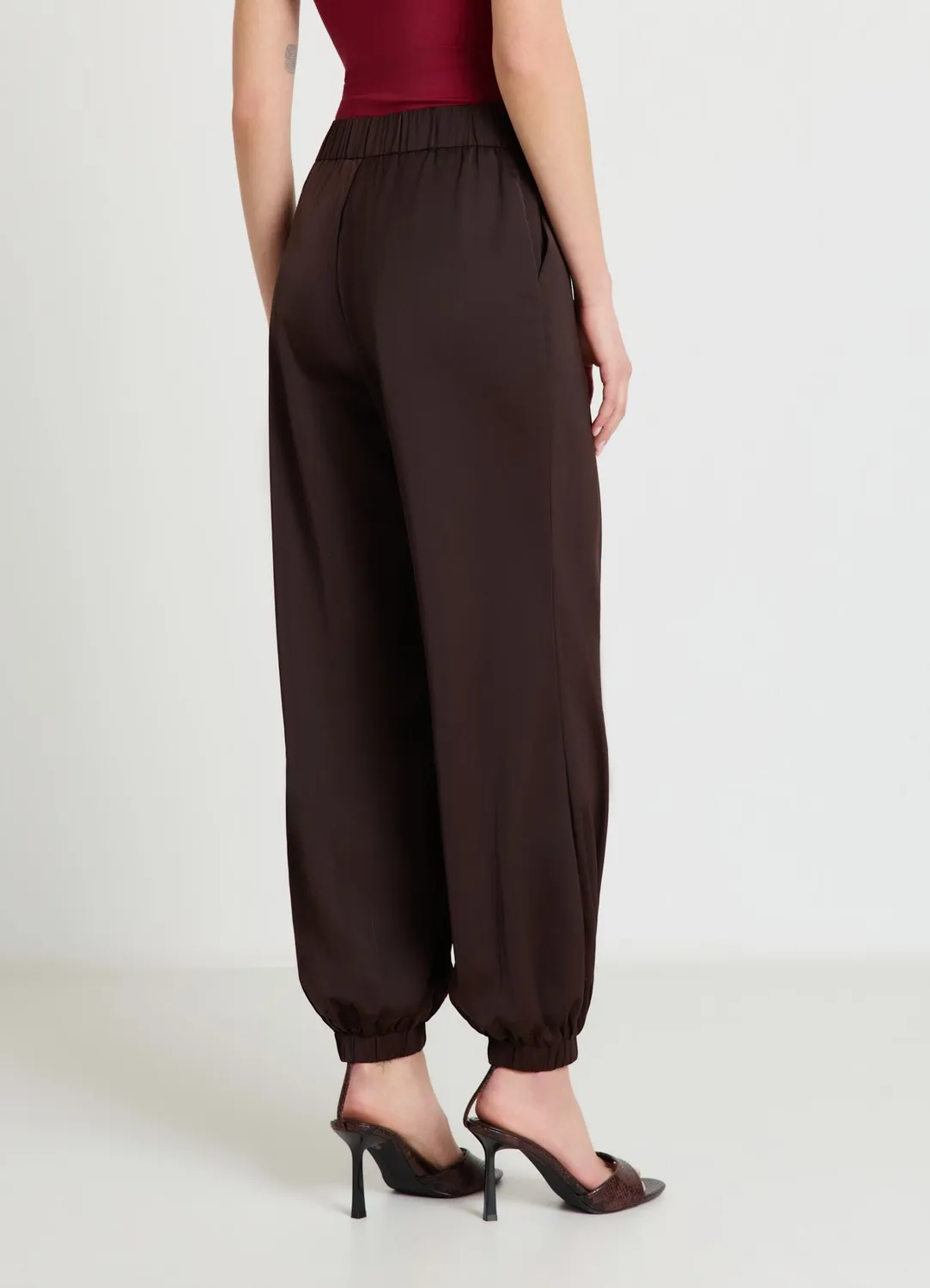 Calliope pantalon jogger femme taille haute