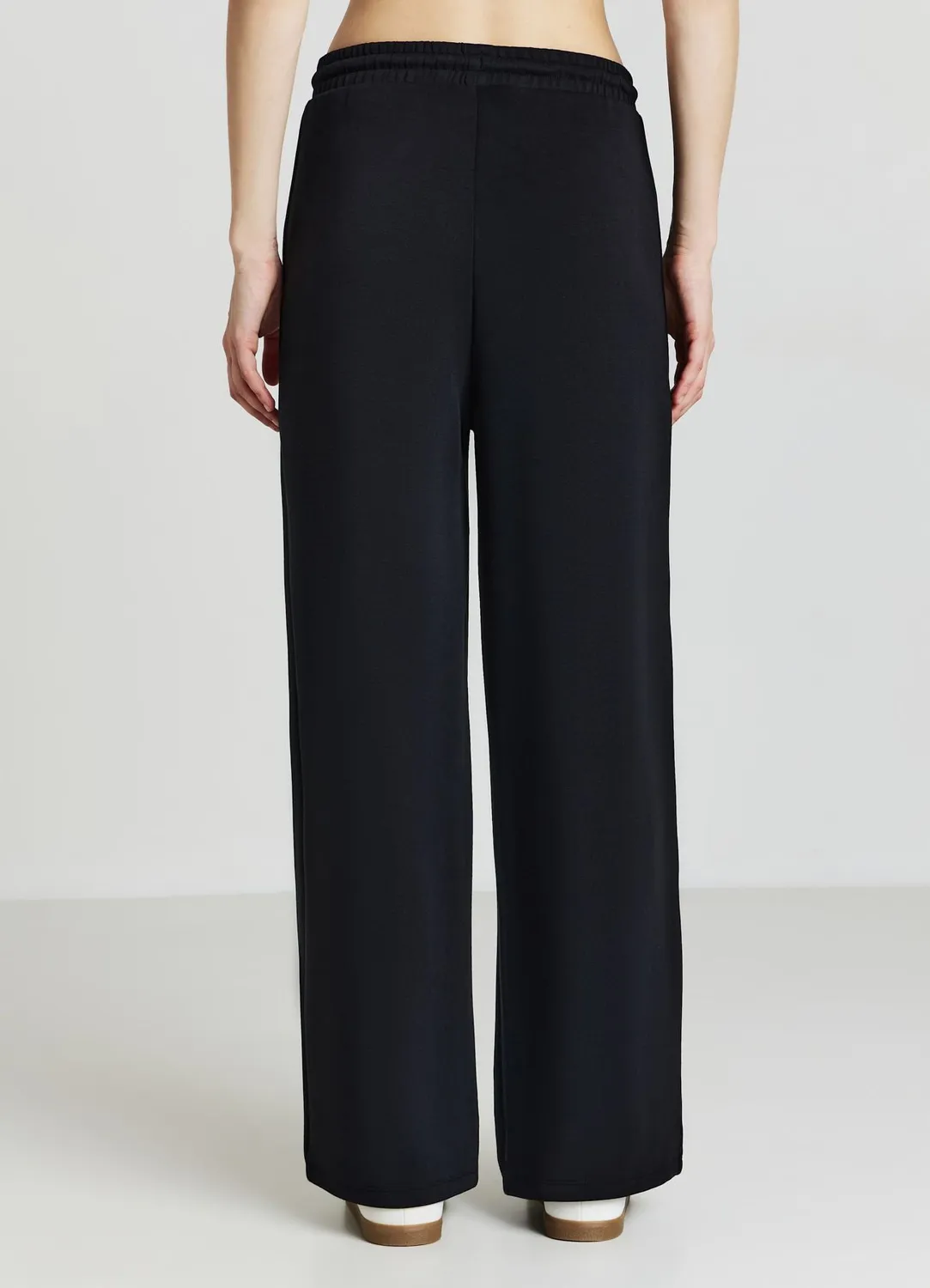 Calliope pantalon palazzo femme large à cordon