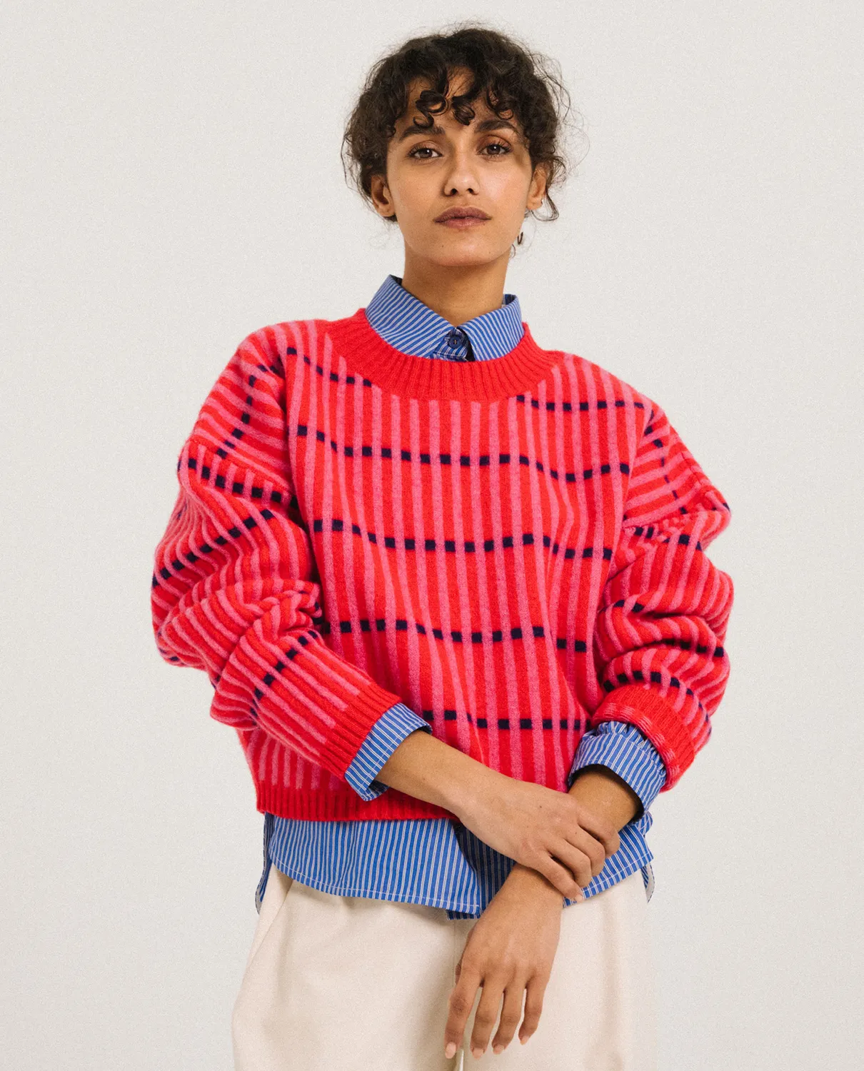 Tinsels Freddy pull Poppy laine mérinos