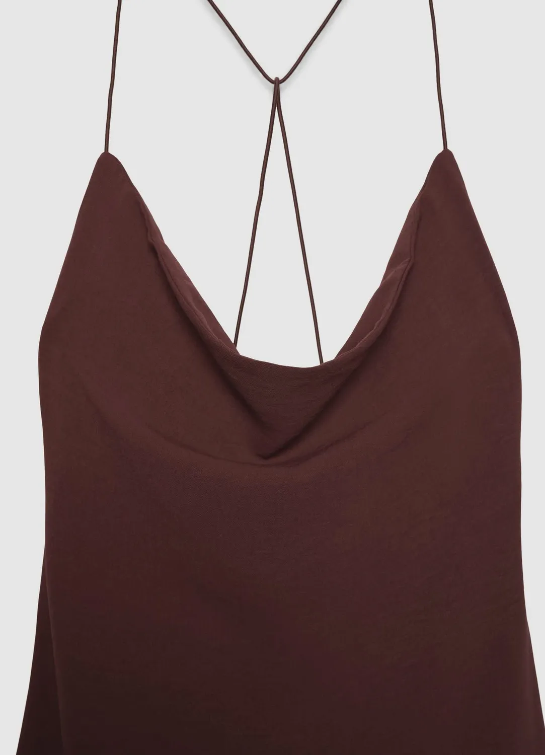 Calliope robe longue décolleté bretelles croisées fente