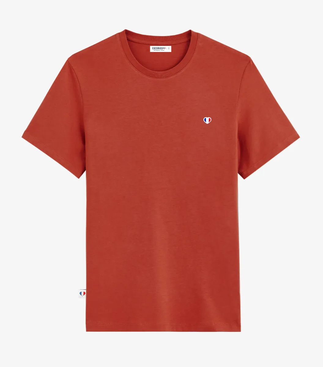 Cocorico Iconique T-shirt Homme Terracotta coton