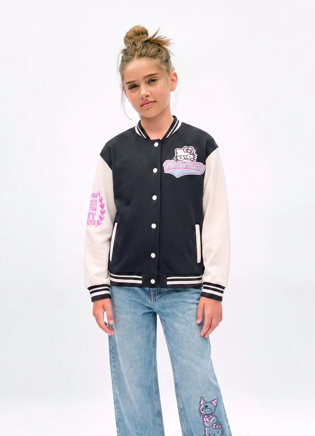 Calliope Hello Kitty bomber fille varsity patch