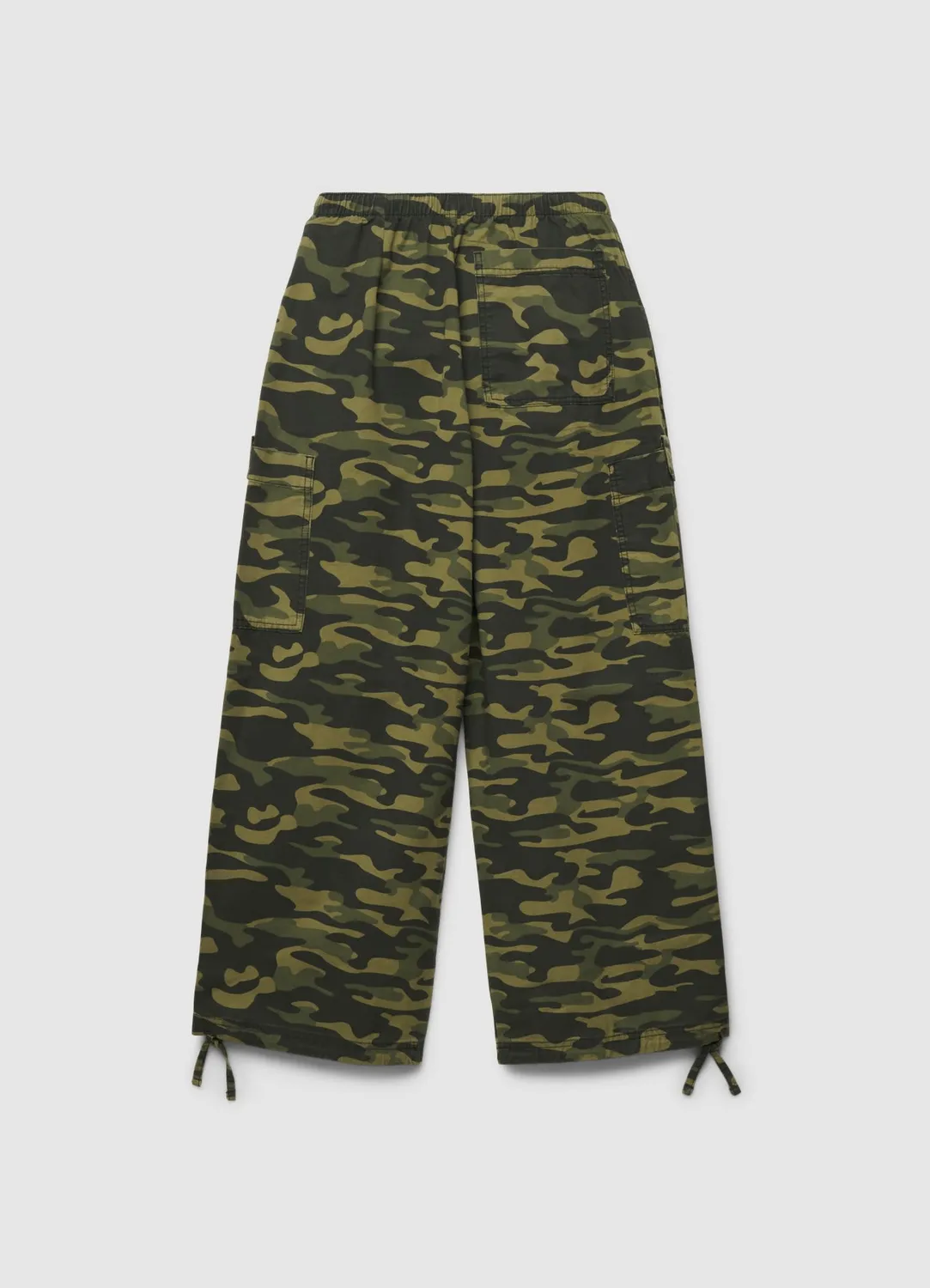 Calliope pantalon cargo camouflage femme cordon