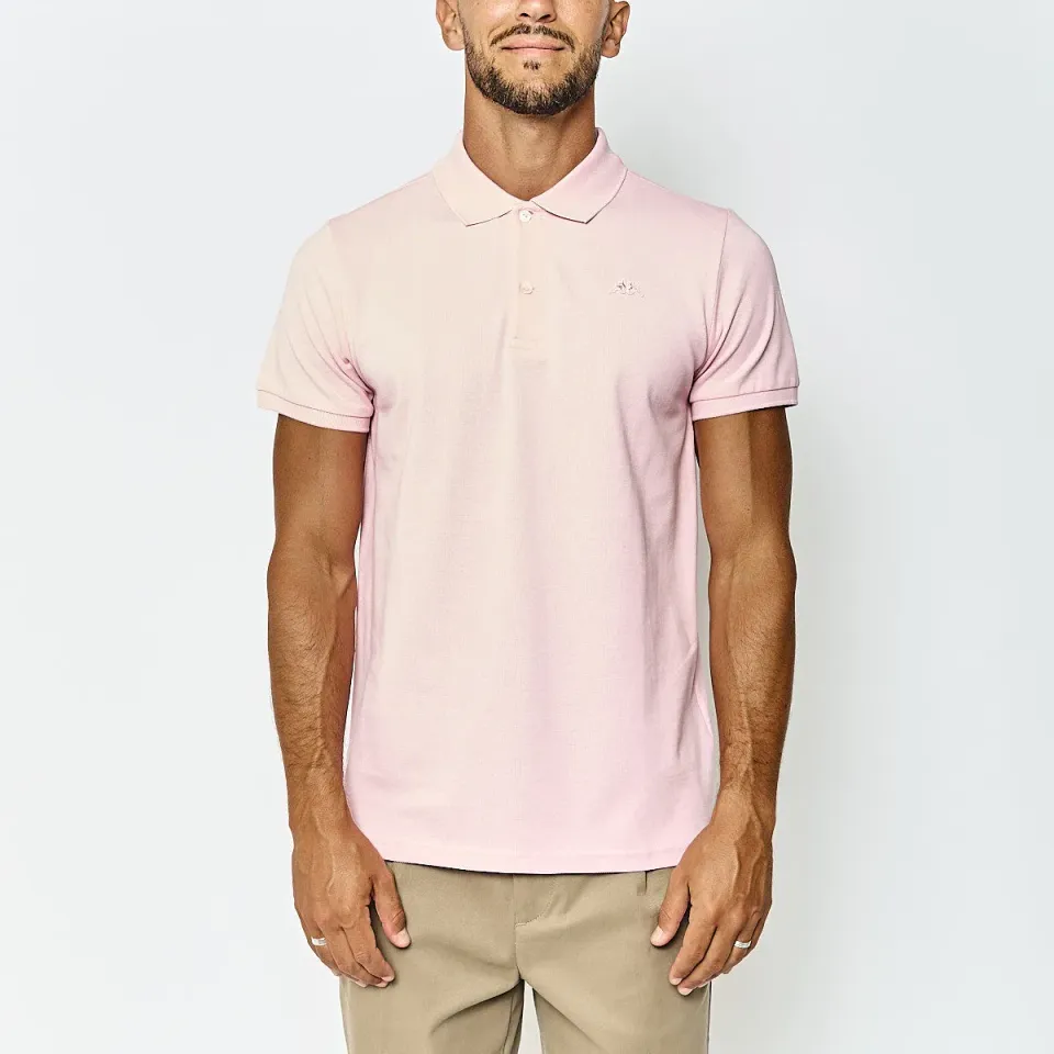 Robe di Kappa William polo unisexe rose 100% coton