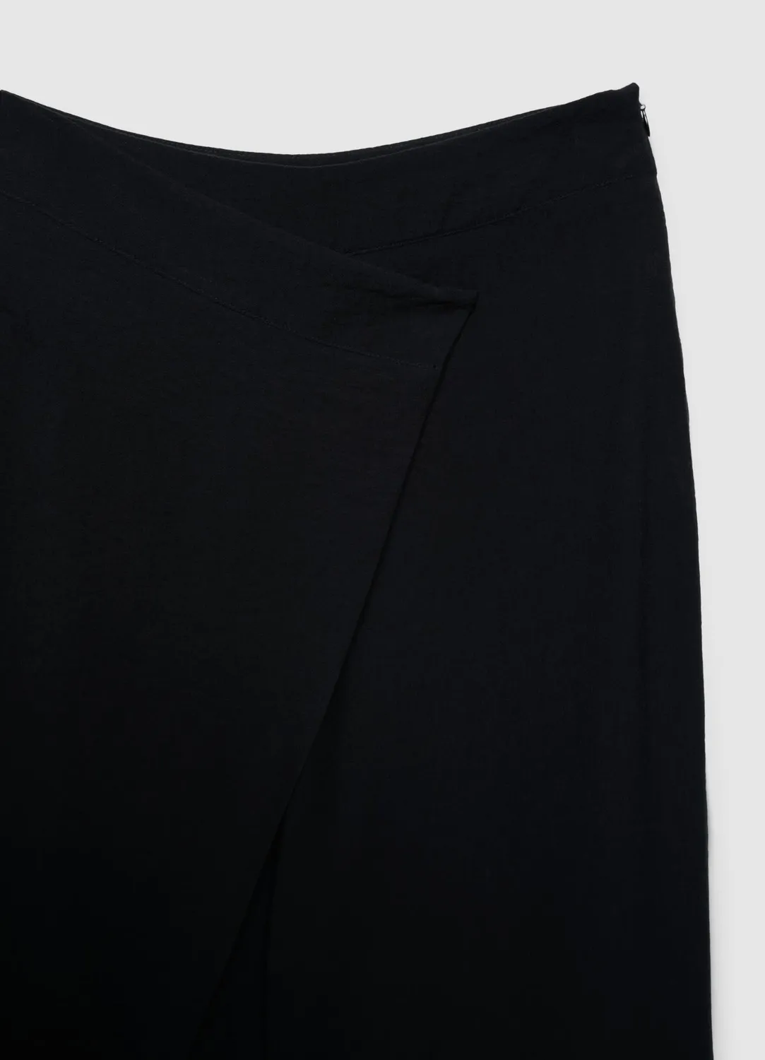 Calliope pantalon panneau drapé pantalon taille haute femme