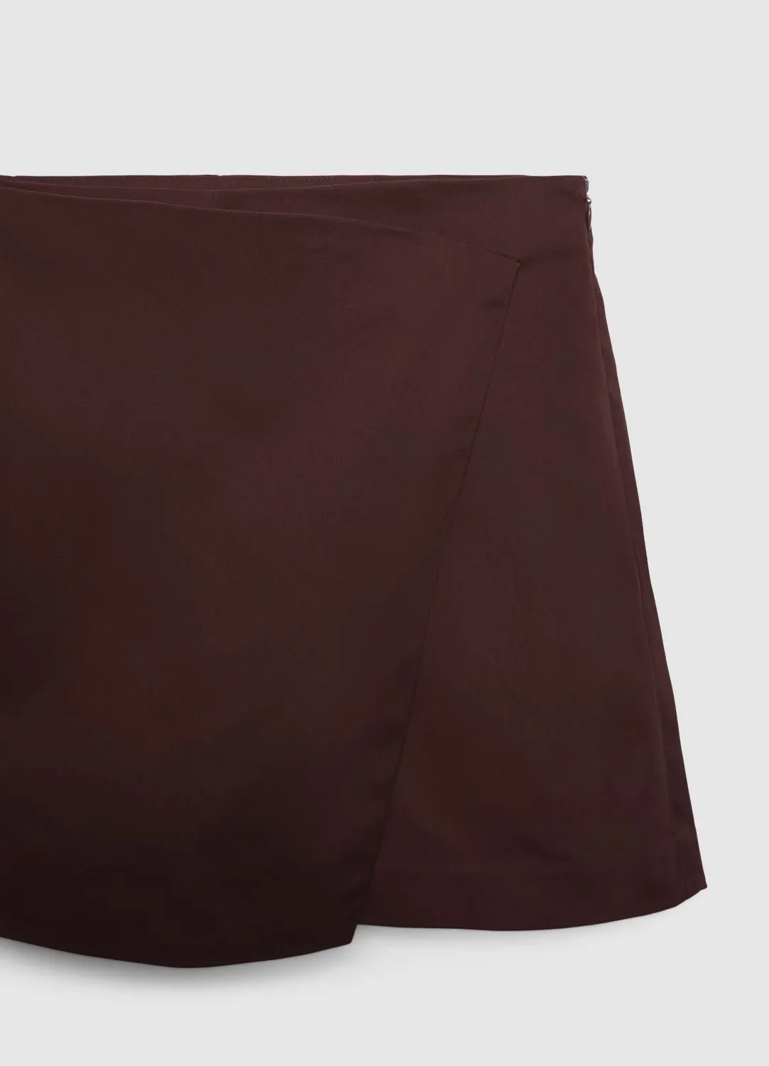 Calliope jupe-short portefeuille femme bureau