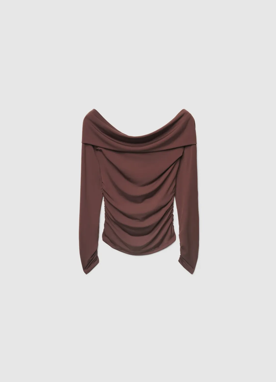 Calliope t-shirt épaules nues femme froncé soirée