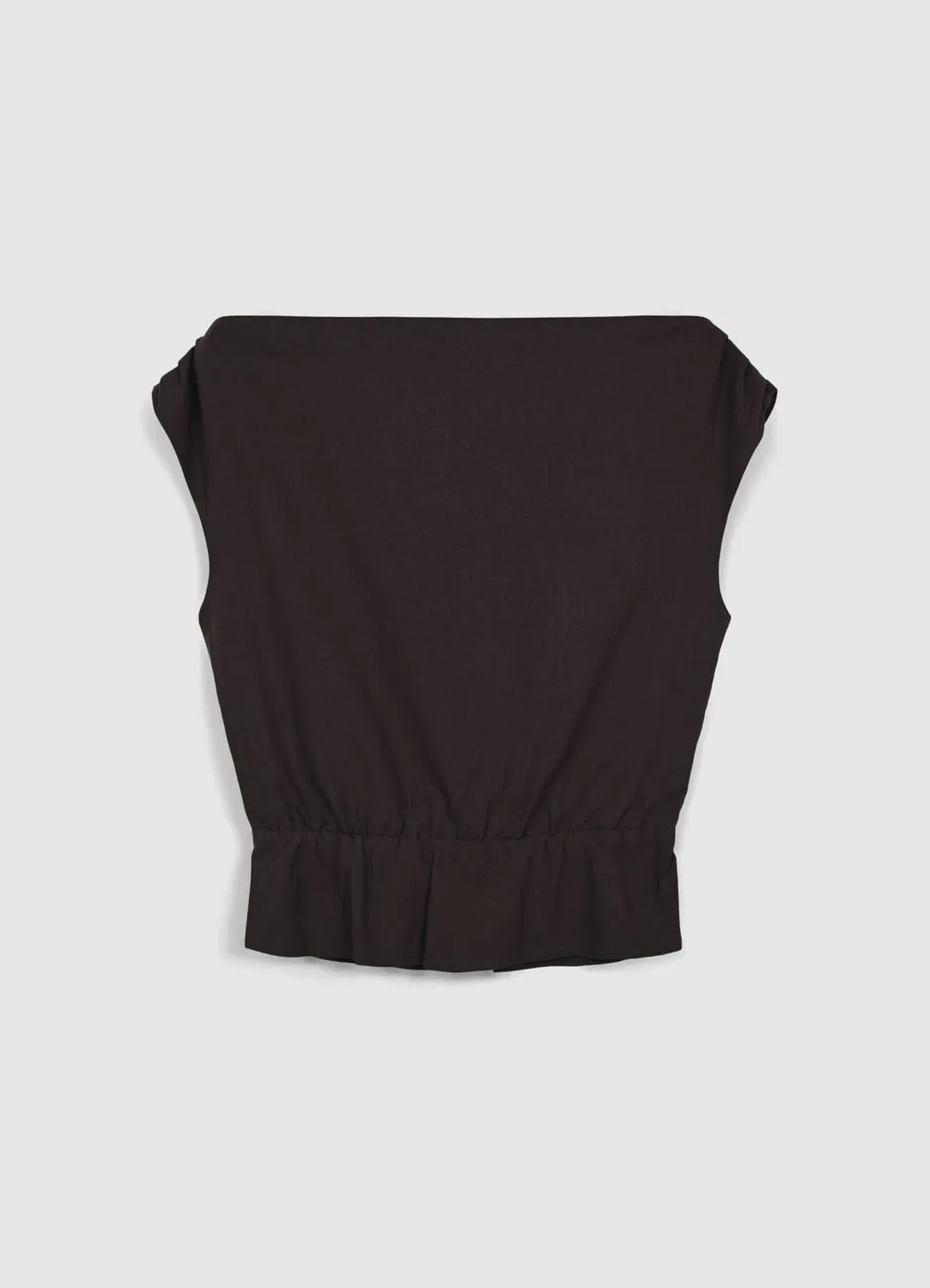 Calliope blouse épaule tombante unie femme