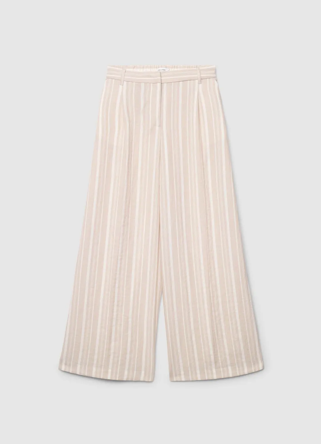 Calliope Palazzo Rayé Pantalon Large Rayures Taille Haute