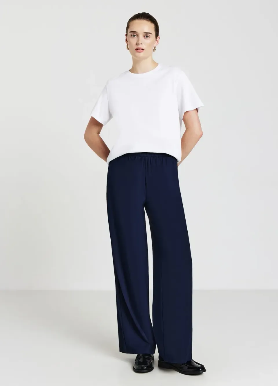 Calliope wide leg pantalon détente femme large