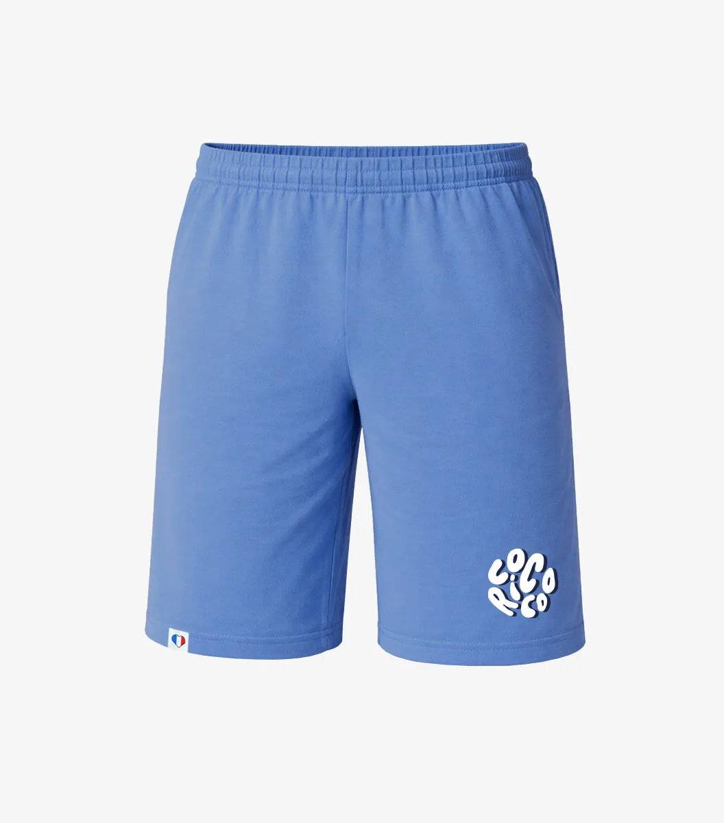 Cocorico Nuage Short pyjama homme bleu riviera coton