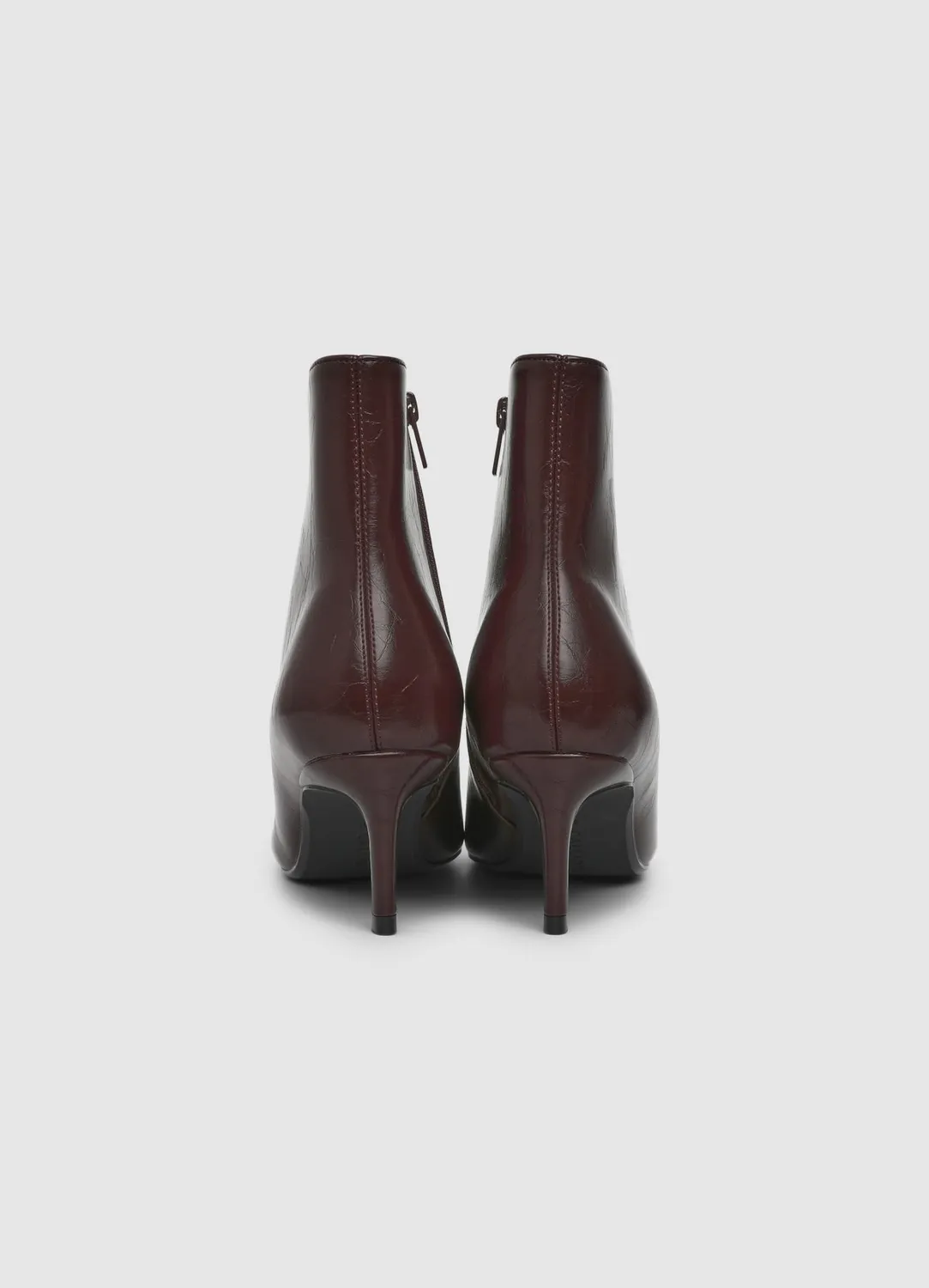 Calliope bottines similicuir zip talon 6 cm