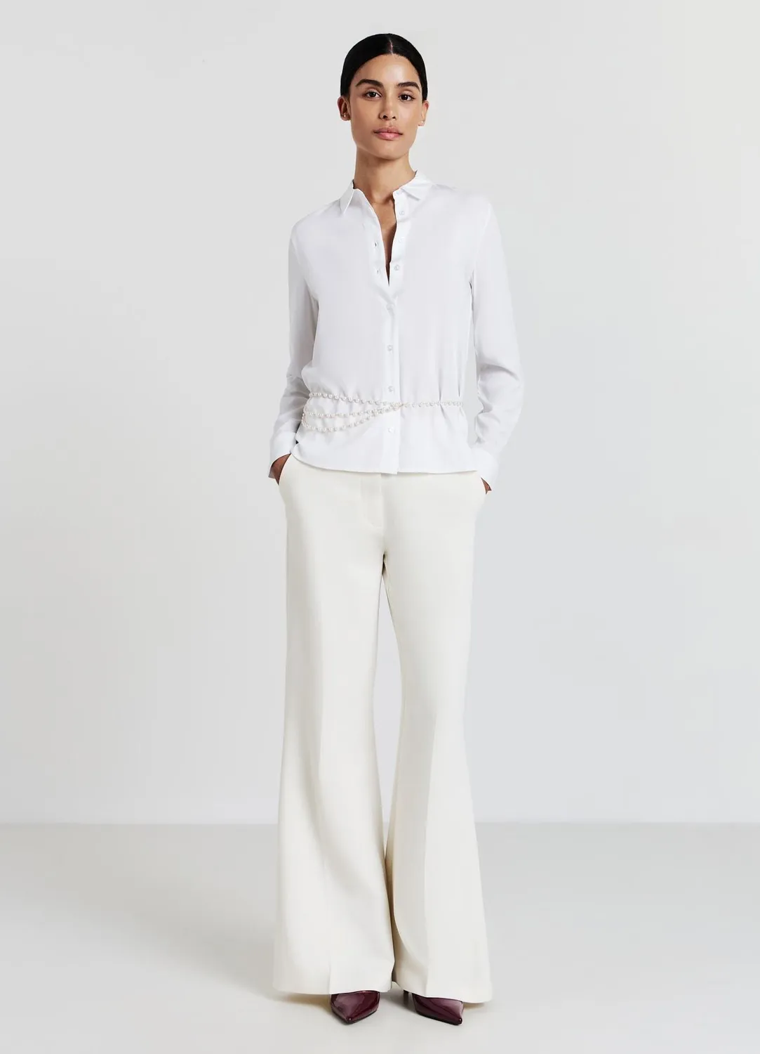 Calliope chemise femme manches longues viscose