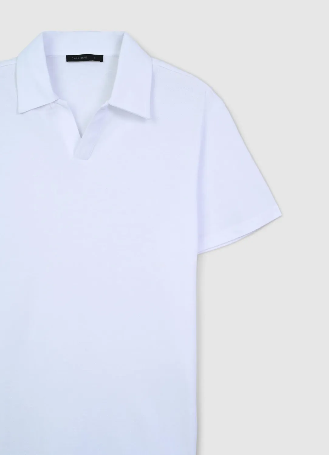 Calliope Polo T-shirt Homme Coton Uni Regular