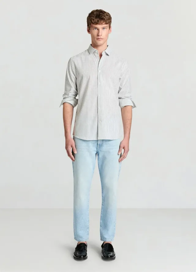 Calliope chemise rayée chemise homme taille L regular