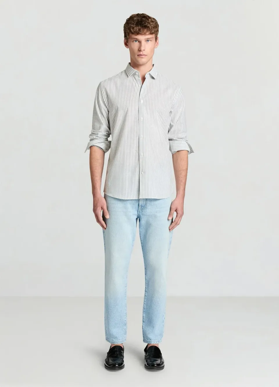 Calliope chemise rayée chemise homme taille L regular