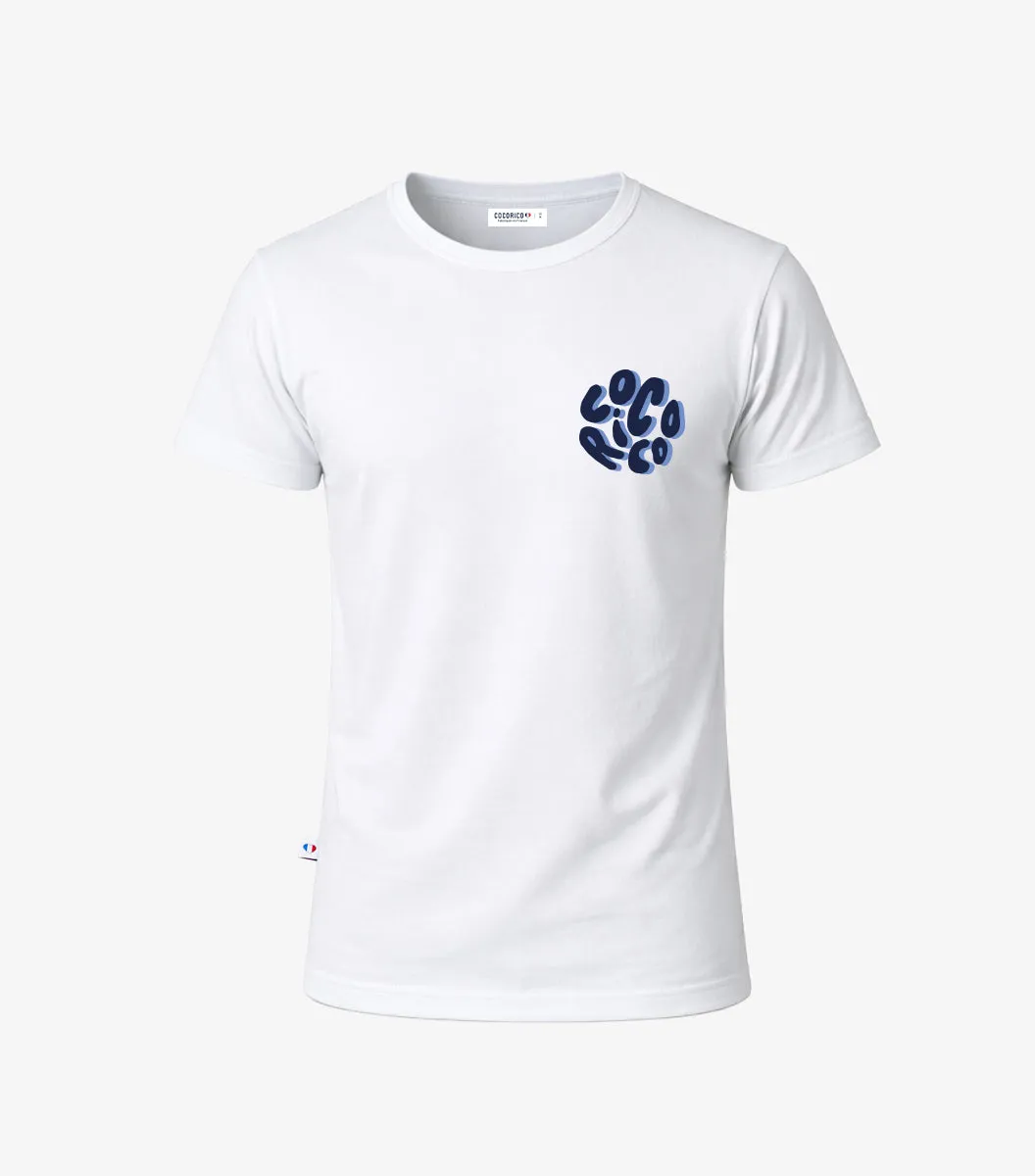 Cocorico Nuage t-shirt pyjama homme blanc coton