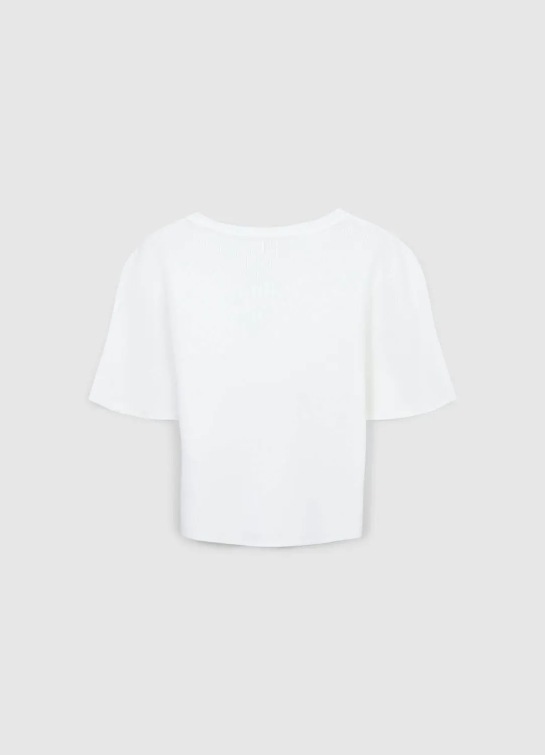 Calliope t-shirt col rond uni femme manches courtes