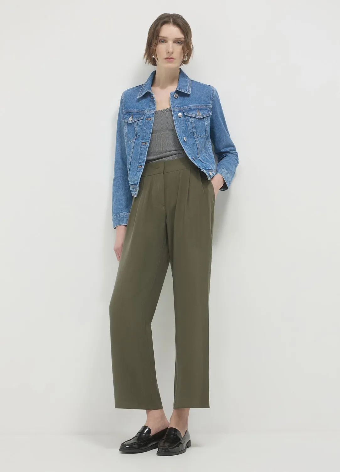Calliope veste en jean femme boutons denim