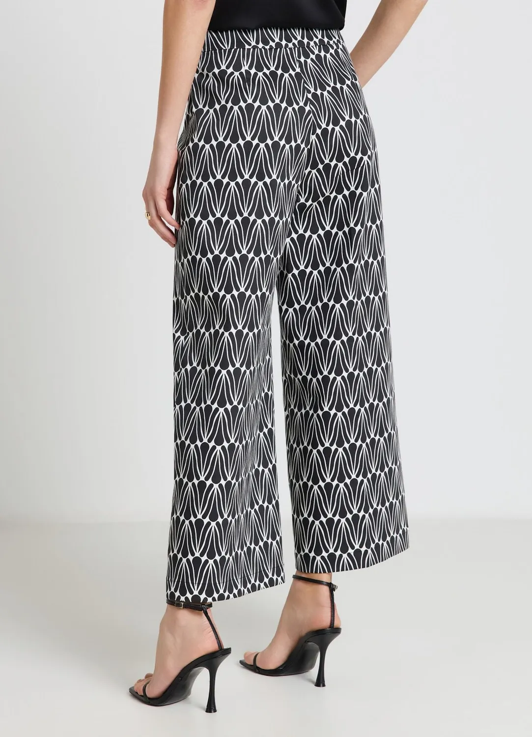Calliope pantalon culotte femme imprimé taille haute