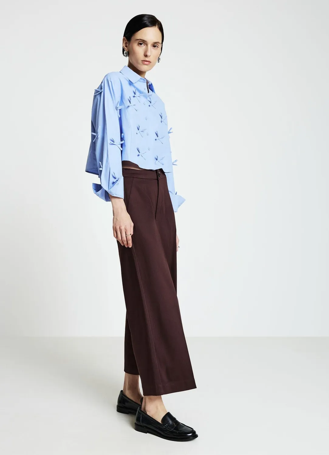 Calliope pantalon culotte uni femme large