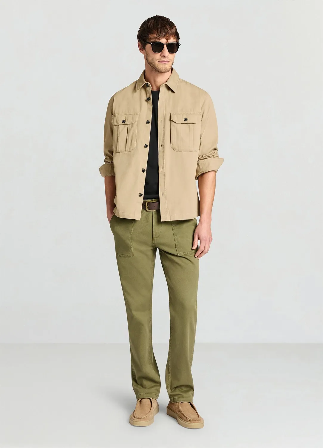 Calliope chemise coton homme poches regular