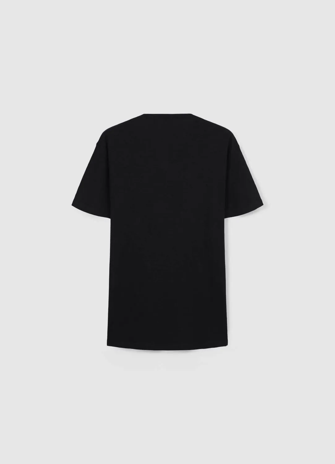 Calliope t-shirt serafino coton uni homme manches courtes
