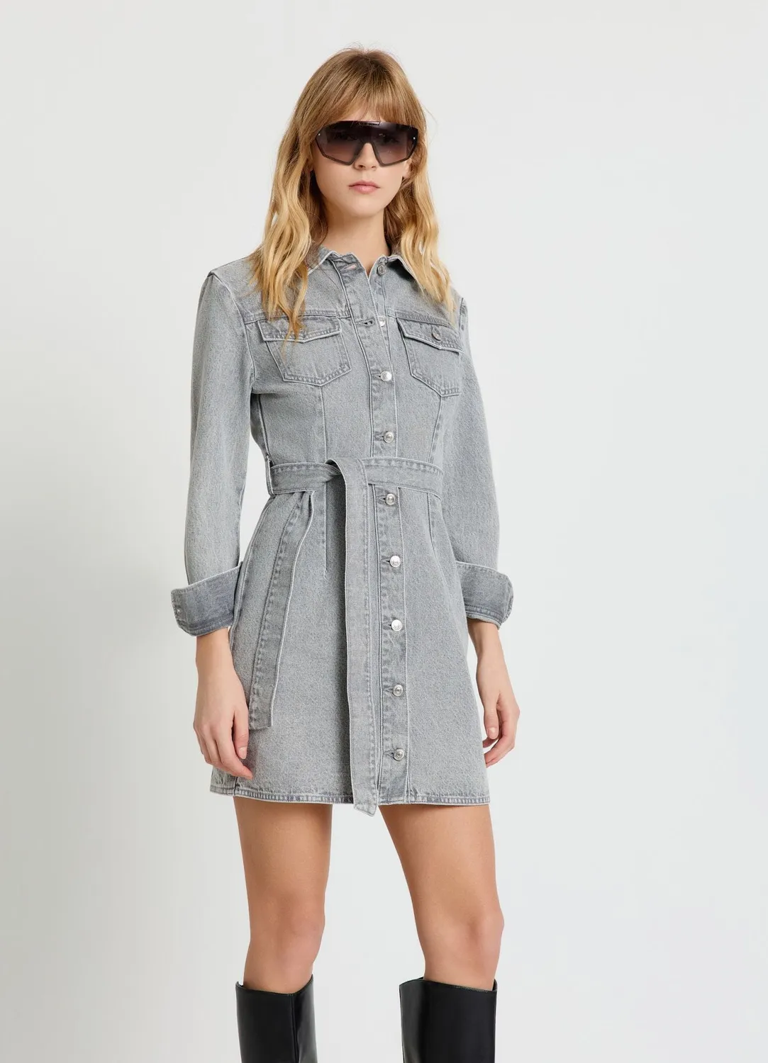 Calliope Vestito camicia robe chemise femme ceinturée