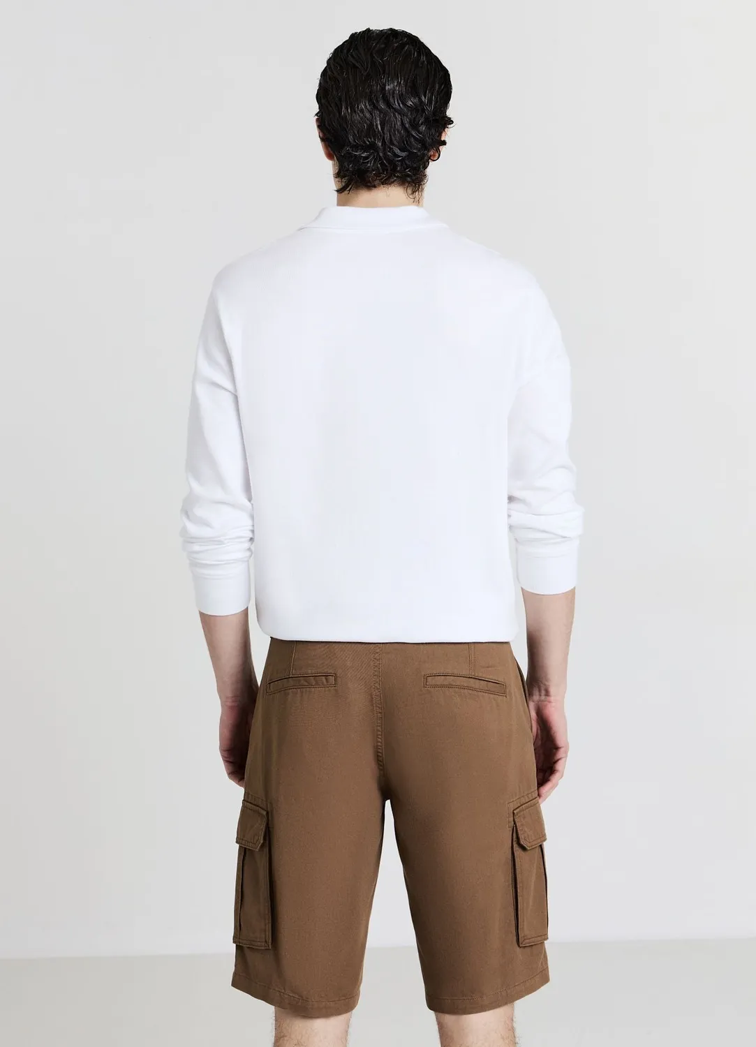 Calliope short cargo homme coton uni