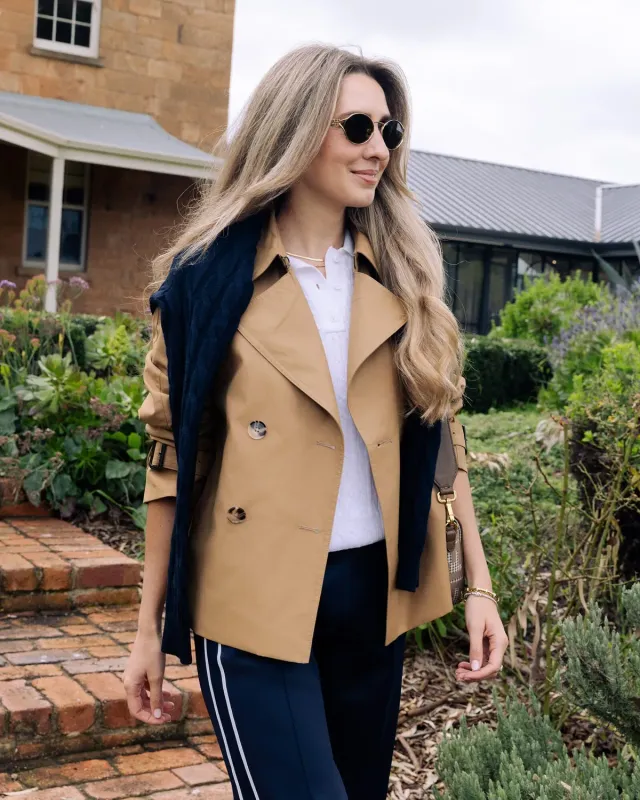 Sportscraft Audrey Crop trench court lin femme