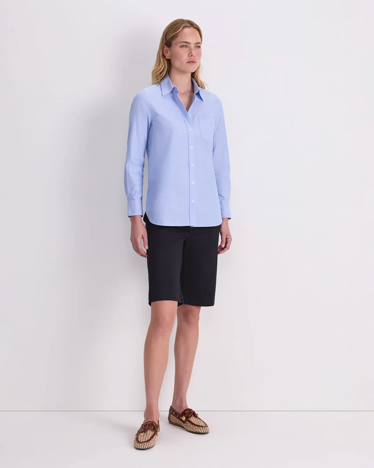 Sportscraft Oxford chemise femme manches longues coton