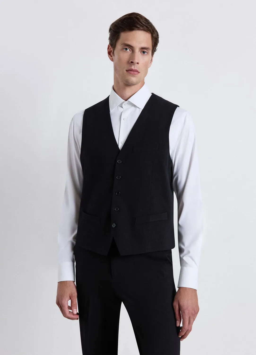 Calliope Atelier gilet homme col V élégant boutonné