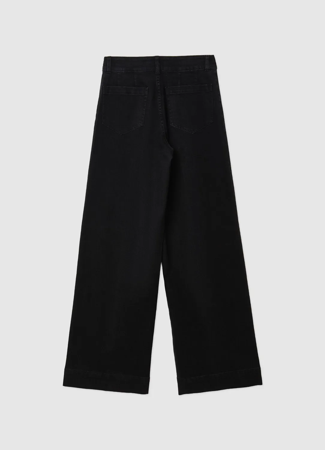 Calliope jean wide leg plis femme taille haute
