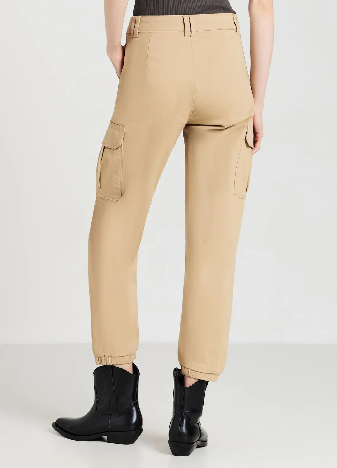 Calliope Pantalon Cargo Coton Femme Poches à Rabat