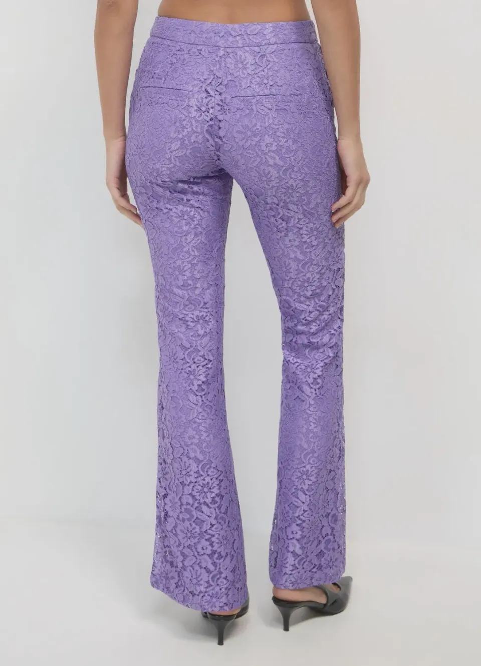 Calliope pantalon dentelle femme coupe regular