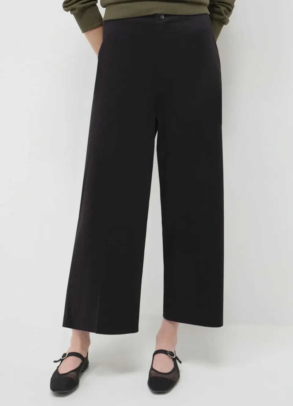 Calliope culotte pantalon coton uni femme