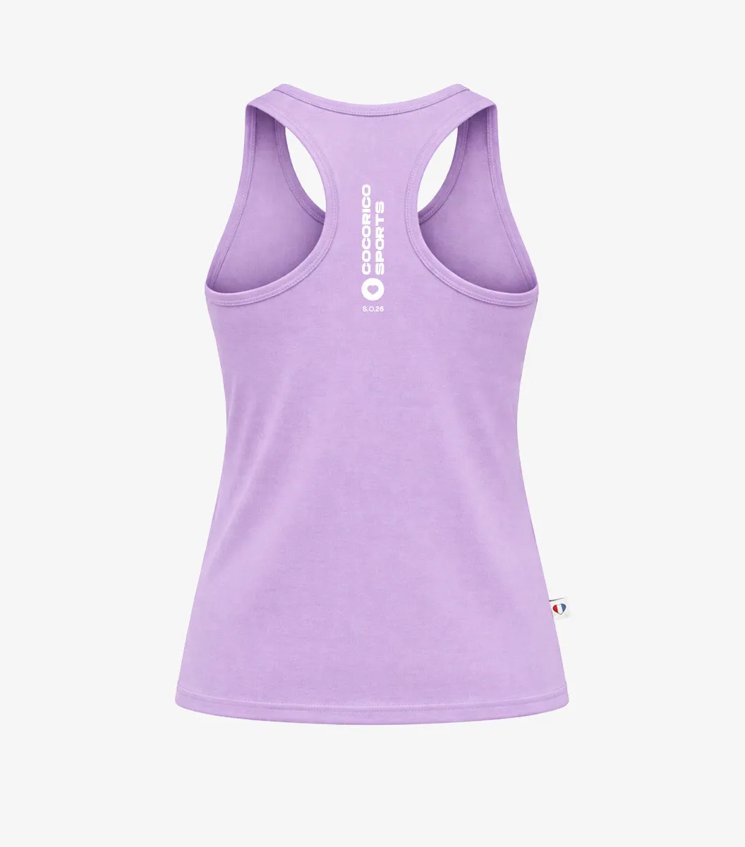 Cocorico Débardeur Sport Femme Lilas Focus