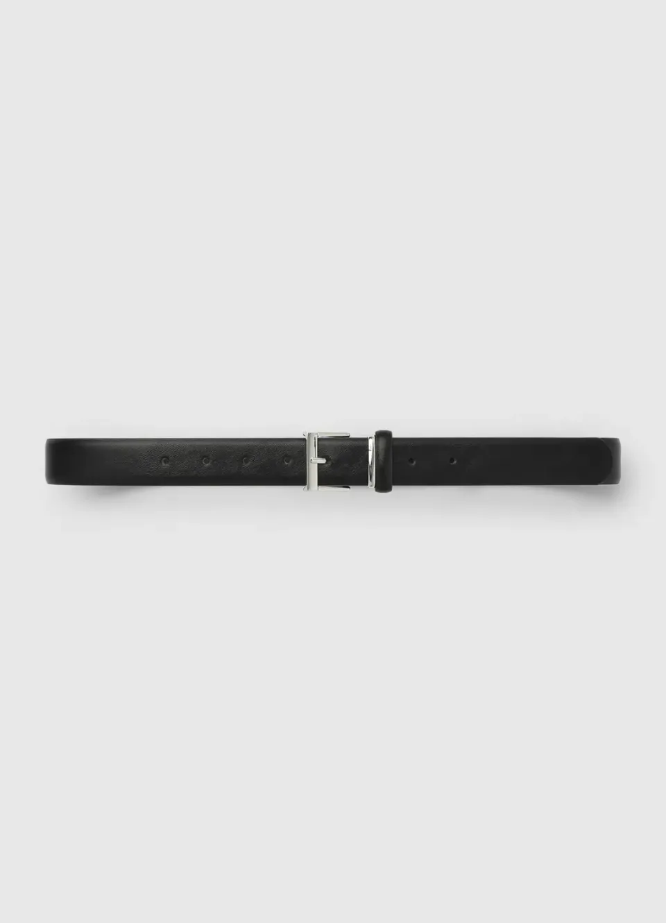 Calliope Ceinture fine femme boucle dorée effet daim