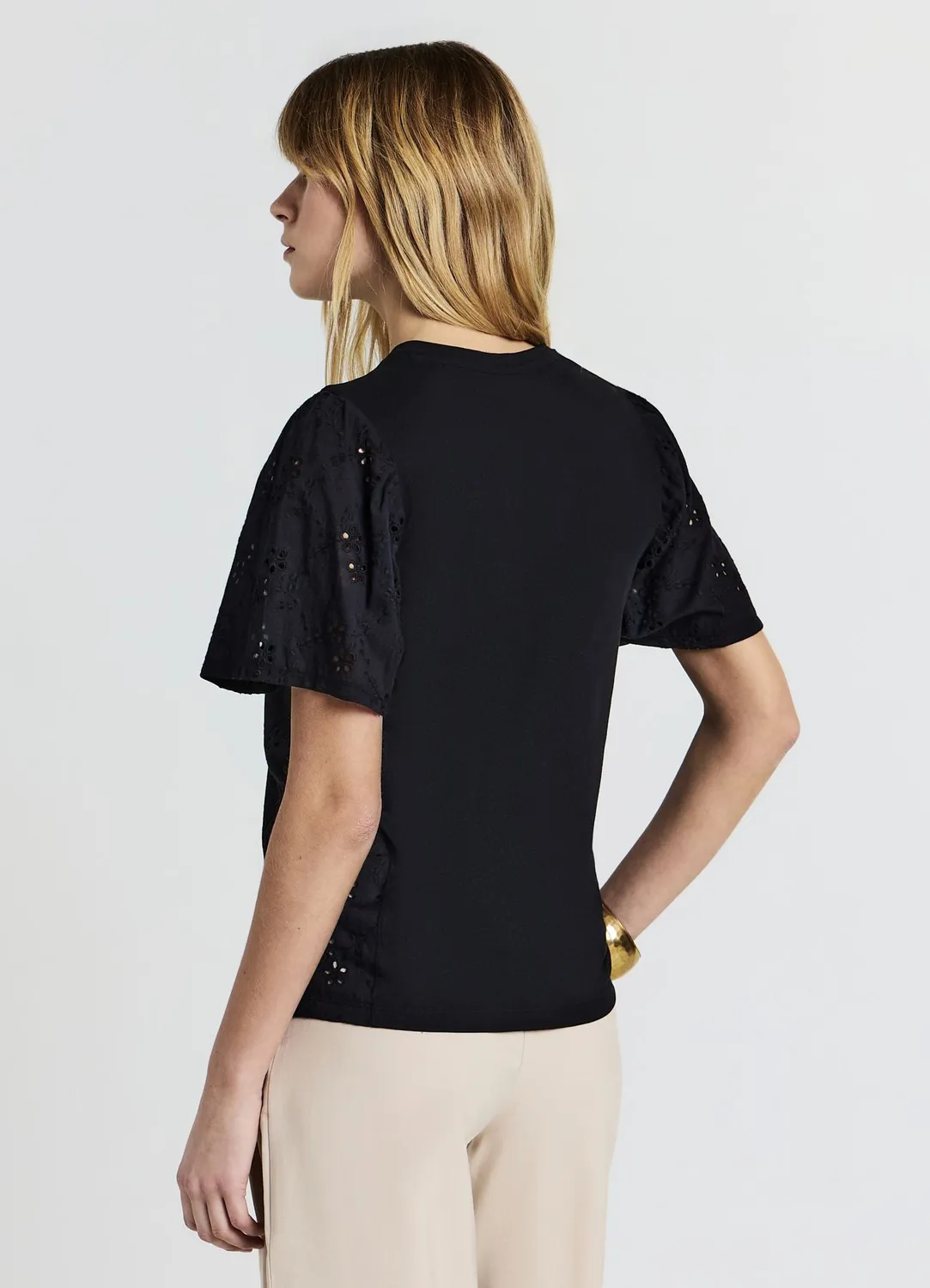 Calliope t-shirt femme coton broderie anglaise