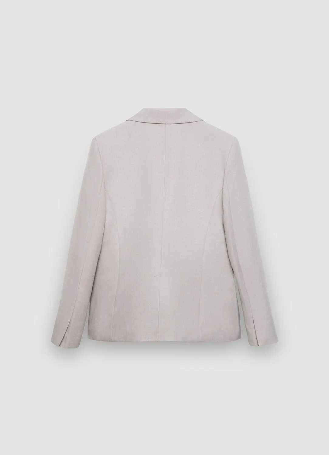 Calliope Gessata veste femme un bouton rayée