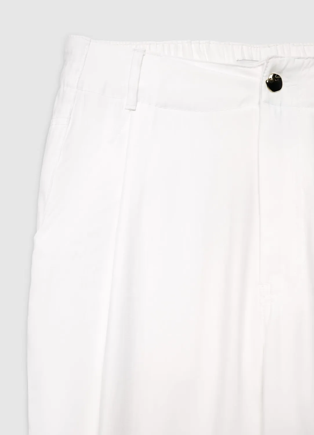 Calliope pantalon wide leg femme uni taille elastique