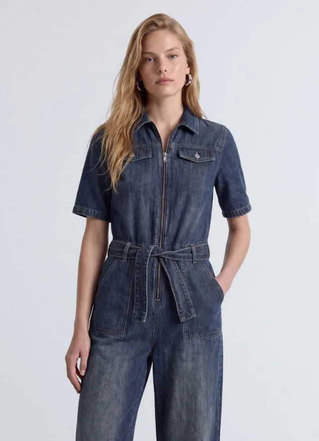 Calliope combinaison zip ceinture combinaison femme